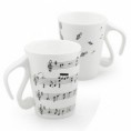 Caneca notas musicais